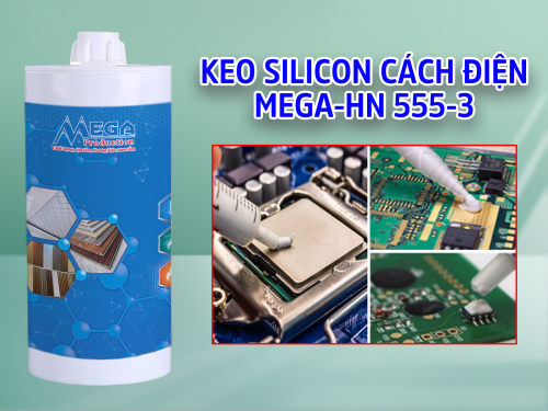 Keo silicon cách điện MEGA-HN 555-3